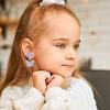 ERDOGLY Clip on Earrings for Girls, 16Pcs Kids Clip on Earrings for Little Girls Dangle Stick on Earring Party Favor, Toddler Earring Princess Pretend Play Dress up Jewelry Gifts view 2
