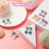 ERDOGLY Clip on Earrings for Girls, 16Pcs Kids Clip on Earrings for Little Girls Dangle Stick on Earring Party Favor, Toddler Earring Princess Pretend Play Dress up Jewelry Gifts view 3