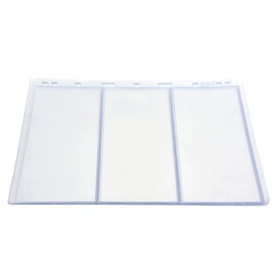 Stamp Album Pages, Universal 9-Hole Binder Sleeves Transparent PVC Storage Sheets for Postcards Banknotes Collectibles Display Organization