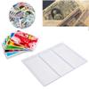 Stamp Album Pages, Universal 9-Hole Binder Sleeves Transparent PVC Storage Sheets for Postcards Banknotes Collectibles Display Organization view 3