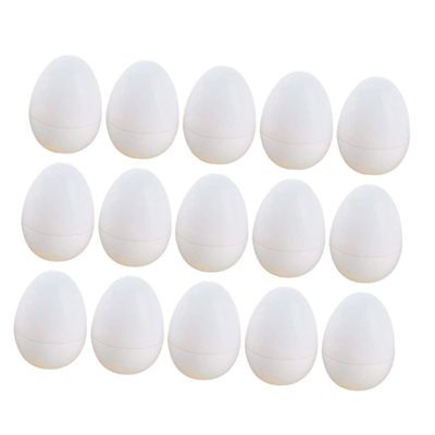 ORFOFE 30pcs Openable Fake Eggs for Easter Decorations Artificial Chicken Eggs for Crafting Hand-painted Simulation for Spring Themed Parties and Home Decor