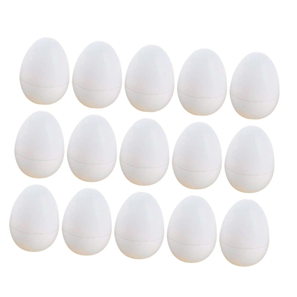 ORFOFE 30pcs Openable Fake Eggs for Easter Decorations Artificial Chicken Eggs for Crafting Hand-painted Simulation for Spring Themed Parties and Home Decor