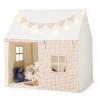Costzon Kids Tent, Large Playhouse for Indoor Outdoor Play w/Padded Mat, 2 Breathable Windows & 2 Storage Pockets, Star Lights & Flag Banner Included, Toddler Tent for Boys Girls Aged 3-8 Years Old view 1