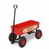 Flybar Classic Wagon for Kids, Toddler - Quad Steering System, Easy Assembly, Adjustable, Folding Handle, Rust Resistance, Durable 10 inch Air-Filled Tires, Extra Deep Beach Cart, Up to 165 lbs,3+ Red view 1