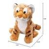 Wild Republic Cuddlekins Eco Mini Tiger, Stuffed Animal, 8 Inches, Plush Toy, Fill is Spun Recycled Water Bottles, Eco Friendly view 2