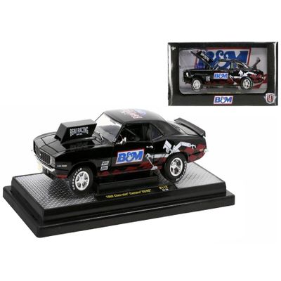 1969 Chevy Camaro SS/RS Black Racing Limited Edition to 6650 Pieces Worldwide 1/24 Diecast Model Car by M2 40300-112B