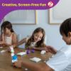 Build Buddiez DIY Bunnies Craft Kit  3 Pack Party Bucket | Build, Decorate & Display Air-Dry Clay Bunny Rabbits | Fun Arts & Crafts Activity for Kids Ages 5+ | Great for Parties, Gifts, Easter Fun view 4