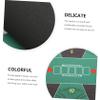 Abaodam Household Rubber Poker Table Cover Game Mat for Family Fun for Home Desktop Use and Board Games view 4