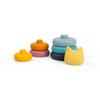 Bigjigs Toys Silicone Stacking Cat - 7pcs Rainbow Animal Stacker Toy, Montessori Activity, Babies & Toddlers Early Learning, Made from 100% Silicone, Gifts for 5 Month Olds + view 3