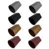 Abaodam 8pcs Pentagonal Plastic Dice Cups for Ktv and Bar Games Smooth Surface for Easy Shaking Includes Black Silver Gold and Purple Colors view 1