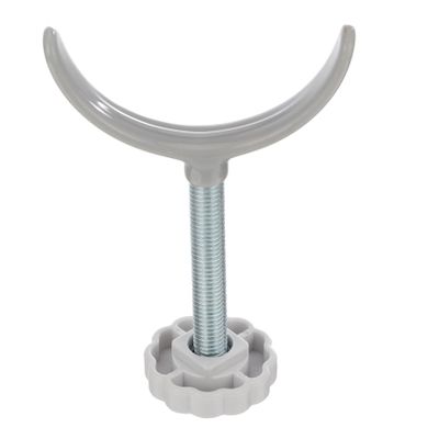 Vaguelly Adjustable Bolts Stairway Fitting Guardrail Fixator Stair Gate u Shape Silver Accessory Random Style