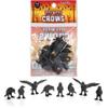 Accoutrements Itty Bitty Crows: A Pocketful of Crows - 12 Tiny Soft Vinyl Corvids in Four Poses, Our Tiniest Murder Yet, Black view 3