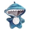 niannyyhouse 10cm~15cm Plush Doll Clothes Onesies Sharks Dinosaurs Cows Rabbits Fawns Unicorn Patterns Bodysuit Dolls Dress Up Accessories (Blue) view 1