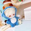 niannyyhouse 10cm~15cm Plush Doll Clothes Onesies Sharks Dinosaurs Cows Rabbits Fawns Unicorn Patterns Bodysuit Dolls Dress Up Accessories (Blue) view 3