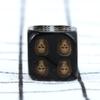 VICASKY Dice Set Skull 5 Pieces 6 Sided Gothic Skull Dice for Adults Great for Entertainment view 3