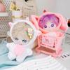 niannyyhouse 10cm~15cm Plush Doll Clothes Onesies Sharks Dinosaurs Cows Rabbits Fawns Unicorn Patterns Bodysuit Dolls Dress Up Accessories (White) view 4