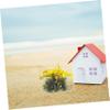 Yardenfun DIY Miniature Flower Cluster Model Realistic Artificial Flower Group for Railroad Scenery Garden Diorama and House Plant Decoration Yellow view 3