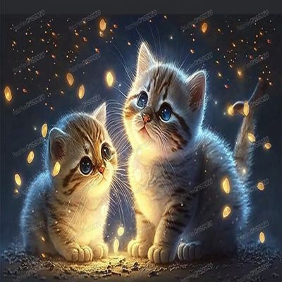 1000 Piece Cat Puzzles - Firefly Cat - Fun Family 1000 Piece Jigsaw Puzzle, 20 X 30 Inch, Recyclable Wooden Puzzle Pieces, Favorite Recreational Activity Or Gifts