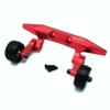 Aluminum Rear Ajustable Wheelie Bar Red for Traxxas Rustler 4X4 6776 view 2