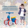 6V Electric Baby Balance Bike for 1 Year Old Boys Girls Ride on Toys 12-48 Months Toddler Balance Bike, 4 Wheels Kids First Bike with Remote Control First Birthday Gifts- Blue&Red view 2