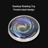 Mesmerizing Stainless Steel Gyroscope Toy, Forever Spinning with Colorful Patterns, Stress Relief and Creativity Unleashed, Perfect Desk Toy for Thinkers and Space Lovers (#2) view 3