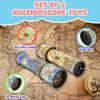 Forest & Twelfth Kaleidoscopes for Kids 6.5 Fun Educational Classic Toys, Mini Kaleidoscope Toy Ideal as Classroom Prizes, Birthday Goodies for Kids, Science Party Favors (Set of 2) view 2