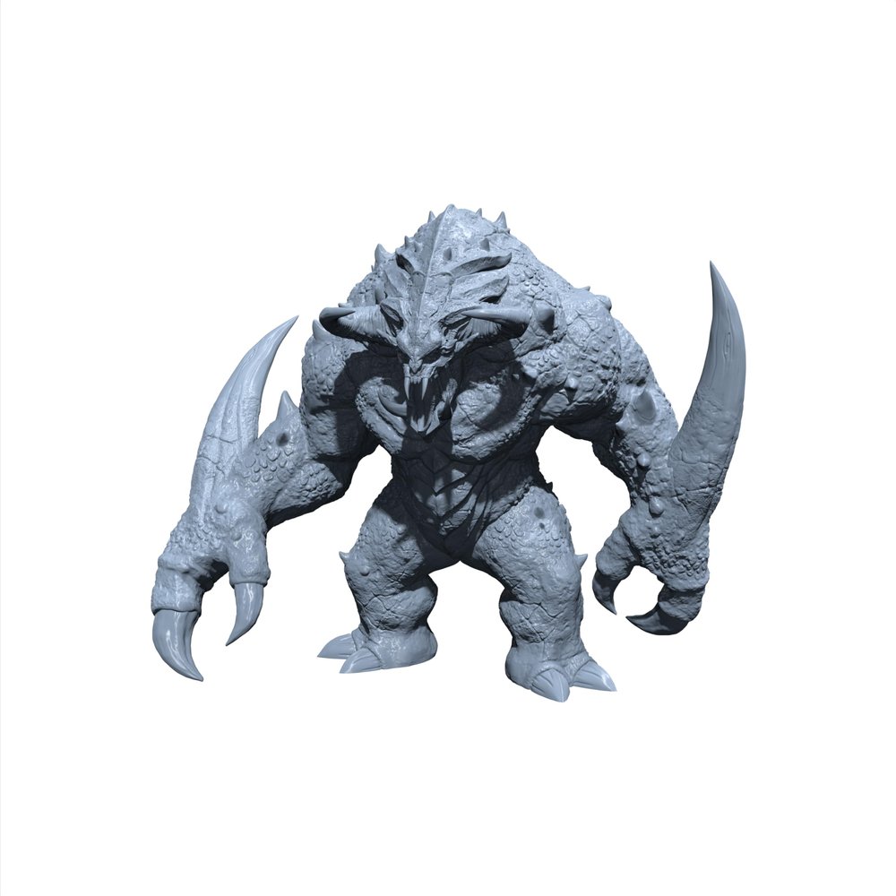 Bellowbrute | Pit Fiend | Devil Lord Miniature for Tabletop Games Like D&D 5e and TTRPG War Gaming Huge