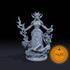 Blood Queen | Female Sorcerer Miniature for Tabletop Games Like D&D and War Gaming Large view 2