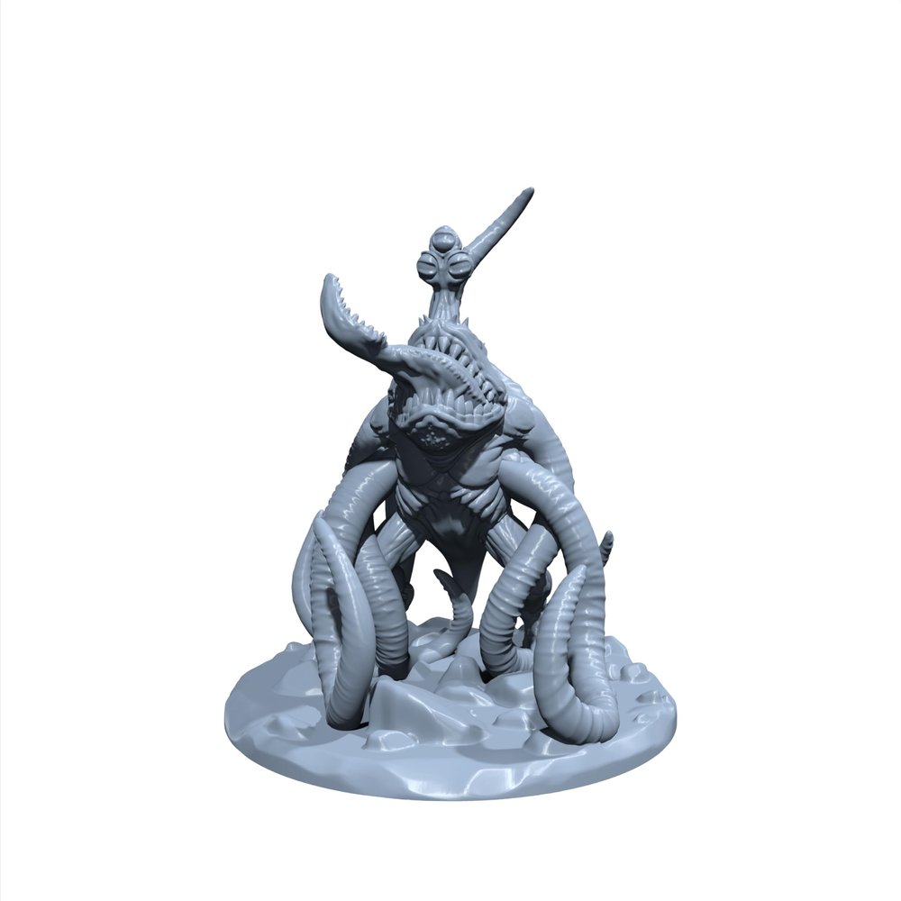Froghemoth | BogHemoth | Miniature for Tabletop Games Like D&D and War Gaming Medium