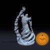 Battle Djinn | Genie | Djinni Miniature for Tabletop Games Like D&D and War Gaming Large view 2