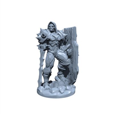 Battle Built Bladesman | Miniature for Tabletop Games Like D&D and War Gaming Large