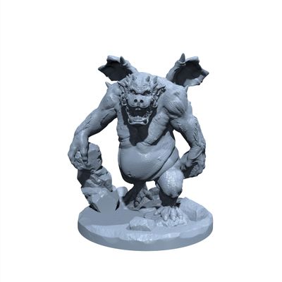 Nalfeshnee | Boar Demon | Miniature for Tabletop Games Like D&D and War Gaming Large (Normal Size)