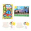 BCOATH Mosaic Stickers Art Kit for Kids - DIY Craft Set with Colorful Sticker Mosaics Perfect for Creative Play and Educational Fun 9.05 X 6.49 Inches view 1