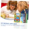 BCOATH Mosaic Stickers Art Kit for Kids - DIY Craft Set with Colorful Sticker Mosaics Perfect for Creative Play and Educational Fun 9.05 X 6.49 Inches view 3