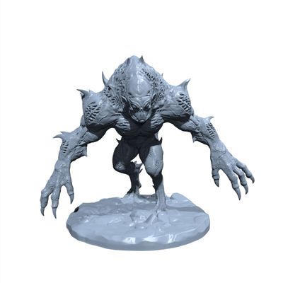 Kravax Earthshaker | Cragbakker | Devil Solider | Fiend Miniature for Tabletop Games Like D&D 5e and TTRPG War Gaming Large (Normal Size)
