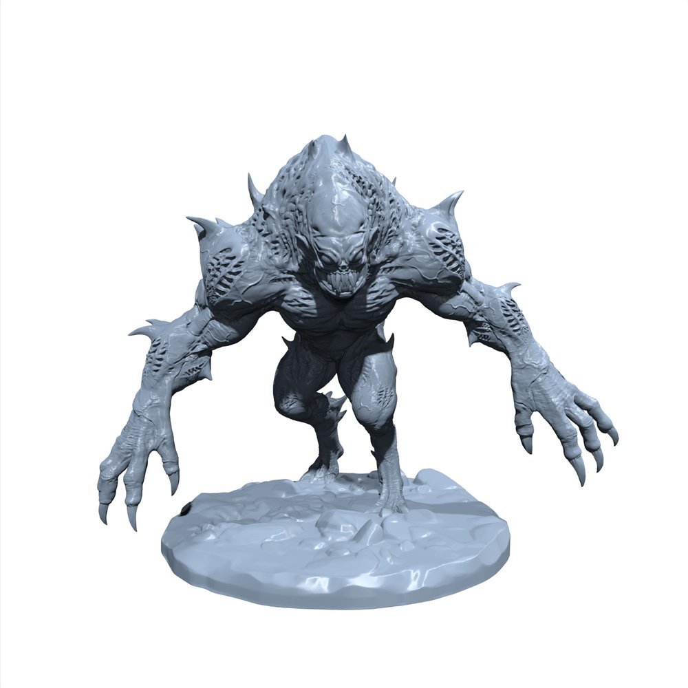 Kravax Earthshaker | Cragbakker | Devil Solider | Fiend Miniature for Tabletop Games Like D&D 5e and TTRPG War Gaming Large (Normal Size)