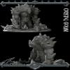 Crystal Golem | Miniature for Tabletop Games Like D&D and War Gaming Large view 3