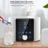 2 in 1 Baby Bottle Warmer Sterilizer for 2 Bottles, 100V Constant Temperature Heat Preservation Fast Baby Bottle Warmer Deep Cleansing Milk Bottle Warmer for Breastmilk Formula view 4
