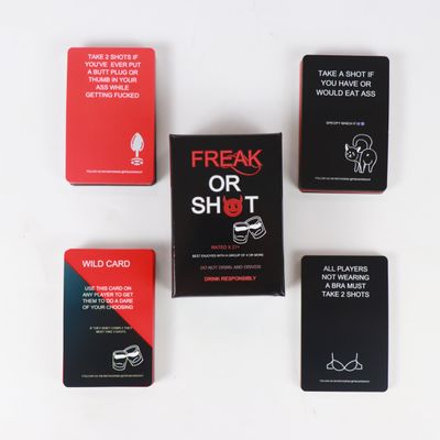 Generic Freak or Shot Adult Drinking Card Game