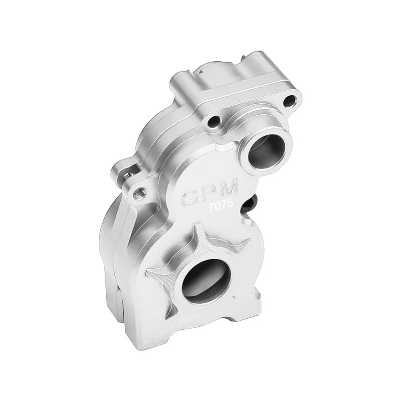 GPM Aluminum 7075-T6 Transmission Housing Set for Tamiya 1/10 BBX BB-01 Chassis 58719 (Silver)