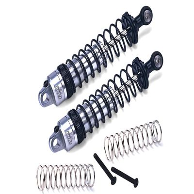 GPM Aluminum 7075 Rear Adjustable Spring Damper 90mm For TAMIYA 1/10 BBX BB-01 Chassis 58719 (Silver)