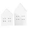 Abaodam 2pcs Wood Slice Mini House Decor for DIY Mini Dollhouse Christmas Decorative Props view 1