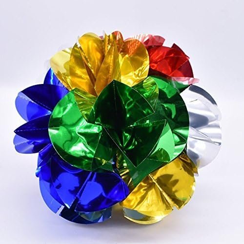 blue-ther Appearing Ball Flower Spring Flowers (Dia 9.45") Magic Tricks Stage Illusions Gimmick Accessories Appear Large Bouquet Magic (24 cm/9.45 inches)