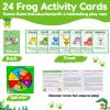 6 PCS Kids Stepping Stones Light Up Frog Balance Stones Outside Toys Ages 3-5 4-8 Plastic Jumping Step Stone Indoor Outdoor Sensory Play Toddler Obstacle Course Coordination Game 3 4 5 6 7 Year Old view 4