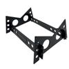 WYZBEN Support Display Stand for RC Catamaran Boat, Ship, Speedboat Model, DIY Black Plastic RC Toy Boat Hull Stand Holder view 1