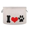 UMIRIKO Custom Name Dog Toy Box Chest with Cotton Rope Linen Personalized Toy Storage Organizer Boxes Bins Baskets for Small dogs, Pet Toy Box, Dog Toy Holder view 1