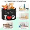 UMIRIKO Dog Toy Box Chest with Cotton Rope Black Toy Storage Organizer Boxes Bins Baskets for Small dogs, Pet Toy Box, Dog Toy Holder view 3