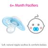 MAM Original Matte Pacifier (1 Sterilizing Pacifier Case), 6 Plus Months, Unisex Baby Pacifier & Night Pacifiers (2 Count), MAM Pacifiers 6+ Months, Best Pacifier for Breastfed Babies view 4