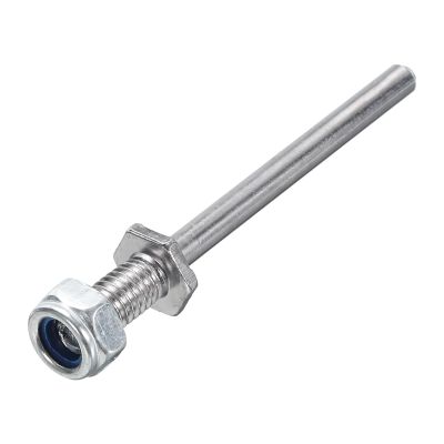 MECCANIXITY Landing Gear Steel Axle 5/32 Inch Dia 2.4 Inch Length M6 Wheel Drive Shaft with Nuts for RC Airplane