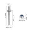 MECCANIXITY Landing Gear Steel Axle 5/32 Inch Dia 2.4 Inch Length M6 Wheel Drive Shaft with Nuts for RC Airplane view 2